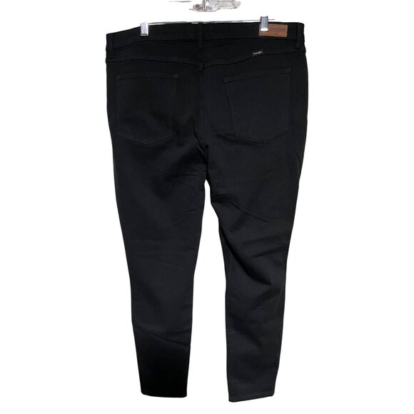 Wrangler Unforgettable Skinny Black High Rise Jeans Womens Plus Size 20W - Picture 2 of 12